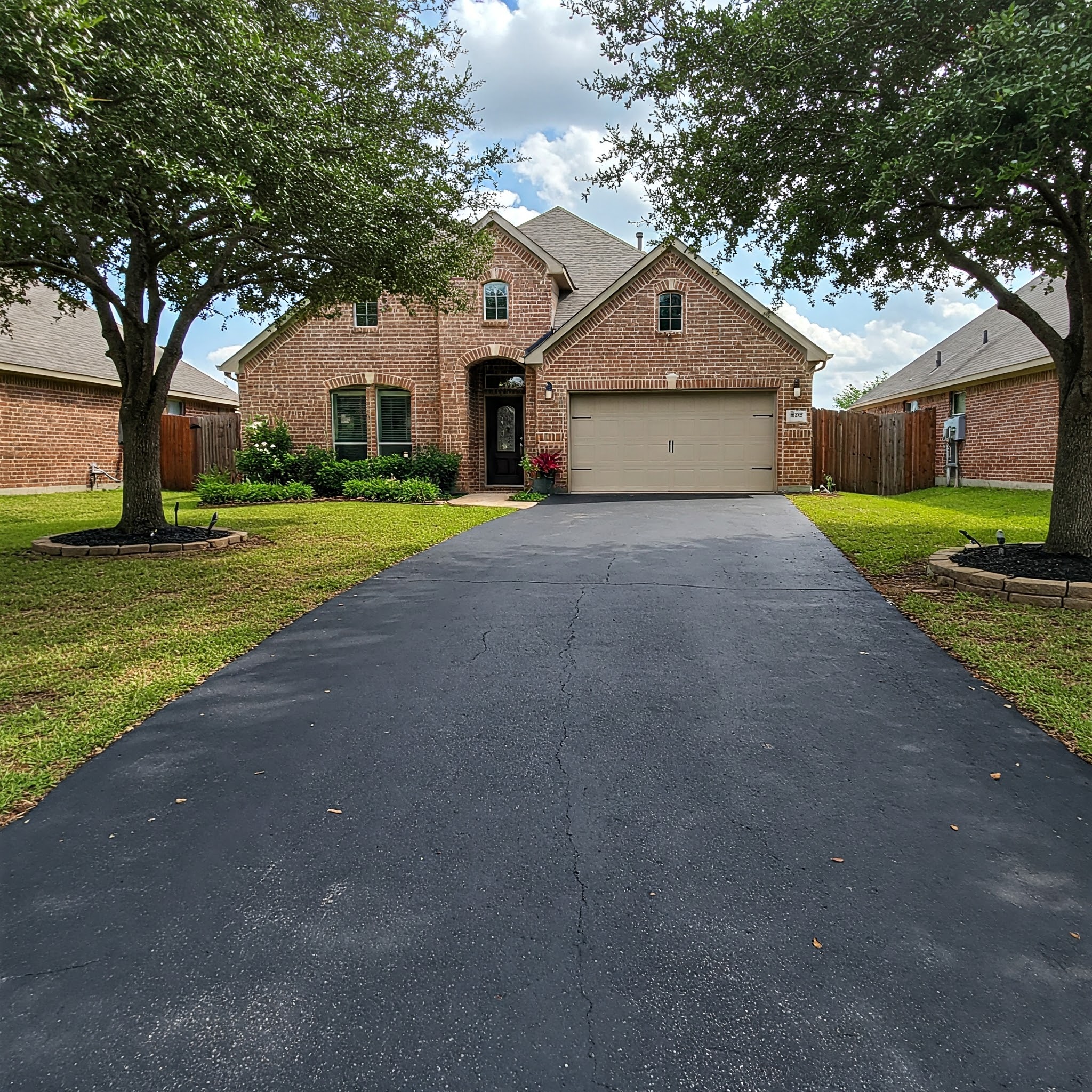 Smooth Asphalt Driveway