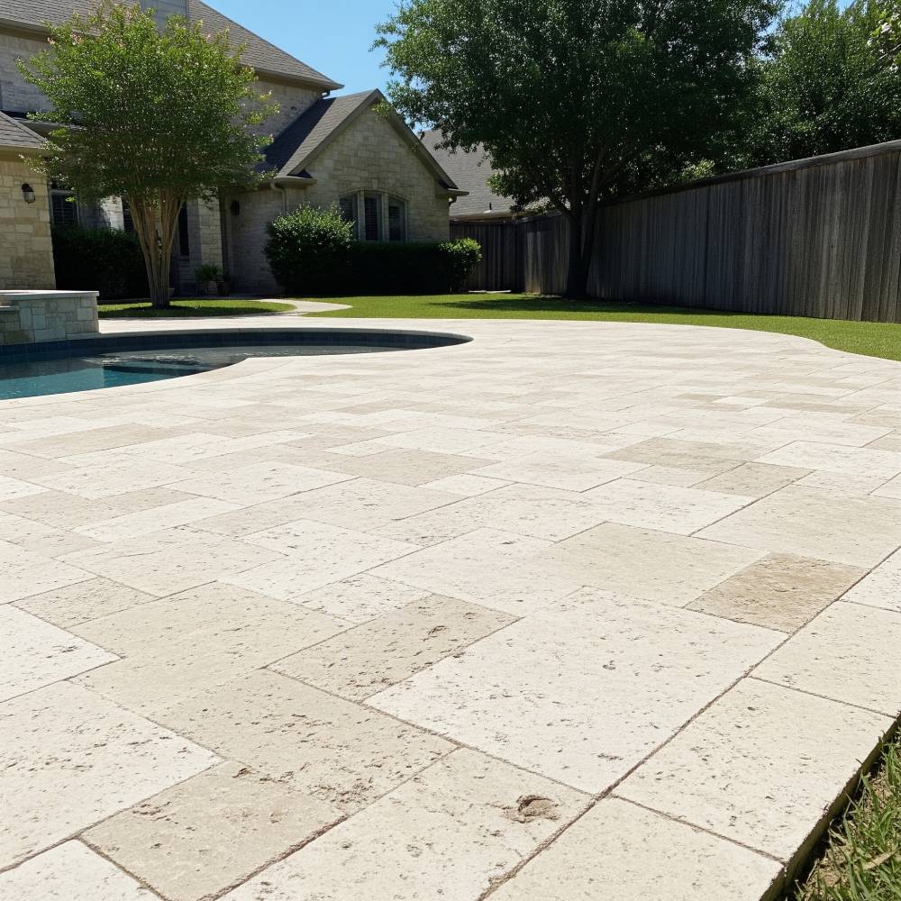 travertine pavers