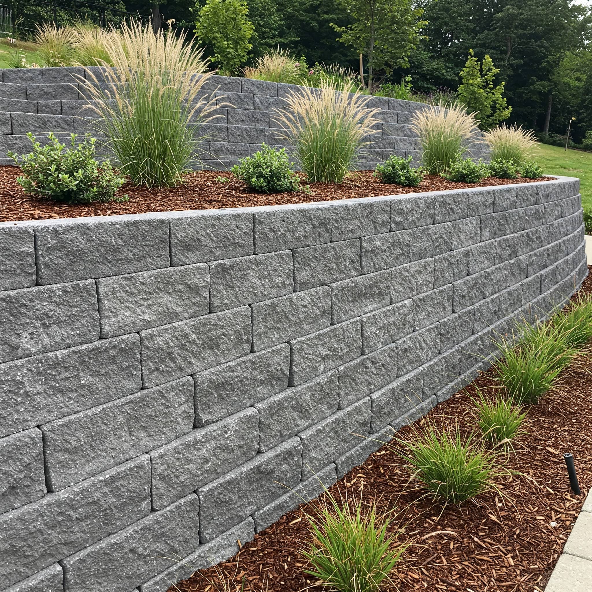 concrete retaining wall